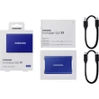 SAMSUNG T7 USB-C 3.2 GEN 2 KÜLSŐ SSD MEGHAJTÓ 500GB KÉK