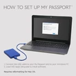 WESTERN DIGITAL MY PASSPORT USB 3.0 HDD 2,5 SÁRGA 1TB