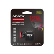ADATA HIGH ENDURANCE MICRO SDXC 128GB + ADAPTER CLASS 10 UHS-I U3 A2 V30 100/85 MB/s
