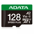 ADATA SPEED PLUS MICRO SDXC 128GB + ADAPTER CLASS 10 UHS-I U3 V30 180/160 MB/s
