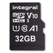 INTEGRAL MICRO SDHC 32GB + ADAPTER CLASS 10 UHS-I U1 A1 V10 (100 MB/s OLVASÁSI SEBESSÉG)