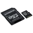 KINGSTON CANVAS SELECT MICRO SDXC 128GB + ADAPTER CLASS 10 UHS-I U1 (80 MB/s OLVASÁSI SEBESSÉG)