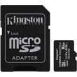 KINGSTON CANVAS SELECT PLUS MICRO SDHC 16GB + ADAPTER CLASS 10 UHS-I U1 A1 V10 (100 MB/s)