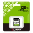 KINGSTON CANVAS SELECT PLUS SDXC 128GB CLASS 10 UHS-I U1 A1 V10 (150 MB/s OLVASÁSI SEBESSÉG)