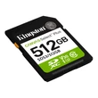 KINGSTON CANVAS SELECT PLUS SDXC 512GB CLASS 10 UHS-I U3 A1 V30 150/85 MB/s