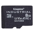 KINGSTON INDUSTRIAL GRADE MICRO SDHC 8GB CLASS 10 UHS-I U3 A1 V30 100/80 MB/s