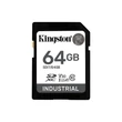KINGSTON INDUSTRIAL GRADE SDXC 64GB CLASS 10 UHS-I U3 A1 V30 100/80 MB/s