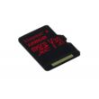 KINGSTON CANVAS REACT MICRO SDXC 128GB CLASS 10 UHS-I U3 A1 V30 (100 MB/s OLVASÁSI - 80 MB/s ÍRÁSI SEBESSÉG)