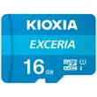 KIOXIA EXCERIA MICRO SDHC 16GB + ADAPTER CLASS 10 UHS-I U1 (100 MB/s OLVASÁSI SEBESSÉG)