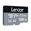 LEXAR PROFESSIONAL 1066x SILVER SERIES MICRO SDXC 128GB + ADAPTER CLASS 10 UHS-I U3 A2 V30 (160/120 MB/s)