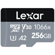 LEXAR PROFESSIONAL 1066x SILVER SERIES MICRO SDXC 256GB + ADAPTER CLASS 10 UHS-I U3 A2 V30 (160/120 MB/s)