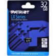 PATRIOT LX SERIES MICRO SDHC 32GB CLASS 10 UHS-I U1 (90 MB/s OLVASÁSI SEBESSÉG)