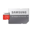 SAMSUNG MICRO SDXC 256GB + ADAPTER CLASS 10 UHS-I U3 EVO+ 100 MB/s OLVASÁSI SEBESSÉG
