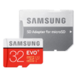 SAMSUNG MICRO SDHC 32GB + ADAPTER CLASS 10 UHS-I EVO+ 95 MB/s OLVASÁSI SEBESSÉG