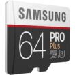 SAMSUNG MICRO SDXC 64GB + ADAPTER CLASS 10 UHS-I U3 PRO+ 100 MB/S OLVASÁSI SEBESSÉG