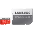 SAMSUNG MICRO SDXC 64GB + ADAPTER CLASS 10 UHS-I U3 EVO+ 100 MB/s OLVASÁSI SEBESSÉG
