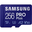 SAMSUNG PRO PLUS (2021) MICRO SDXC 256GB CLASS 10 UHS-I U3 A2 V30 160/120 MB/s + USB 3.0 MEMÓRIAKÁRTYA OLVASÓ
