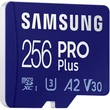 SAMSUNG PRO PLUS (2021) MICRO SDXC 256GB CLASS 10 UHS-I U3 A2 V30 160/120 MB/s + USB 3.0 MEMÓRIAKÁRTYA OLVASÓ