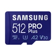 SAMSUNG PRO PLUS (2021) MICRO SDXC 512GB + ADAPTER CLASS 10 UHS-I U3 A2 V30 (160 MB/s ADATÁTVITELI SEBESSÉG)