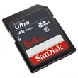 SANDISK ULTRA SDXC 64GB CLASS 10 UHS-I (48 MB/s OLVASÁSI SEBESSÉG)
