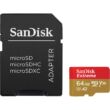SANDISK EXTREME MOBILE MICRO SDXC 64GB + ADAPTER CLASS 10 UHS-I U3 A2 V30 170/80 MB/s