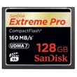 SANDISK COMPACT FLASH EXTREME PRO UDMA7 MEMÓRIAKÁRTYA 160/150 MB/s 128GB