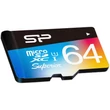 SILICON POWER SUPERIOR MICRO SDXC 64GB + ADAPTER CLASS 10 UHS-I U1 90/45 MB/s