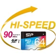 SILICON POWER SUPERIOR MICRO SDXC 64GB + ADAPTER CLASS 10 UHS-I U1 90/45 MB/s