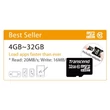 TRANSCEND ULTIMATE MICRO SDHC 4GB + ADAPTER CLASS 10