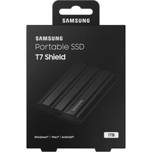 SAMSUNG T7 SHIELD USB-C 3.2 GEN 2 KÜLSŐ SSD MEGHAJTÓ 1TB FEKETE