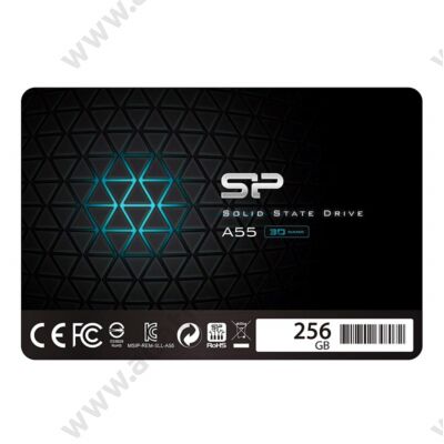 SILICON POWER ACE A55 256GB 2,5 COL SATA3 550/450 MB/s 7mm SSD MEGHAJTÓ
