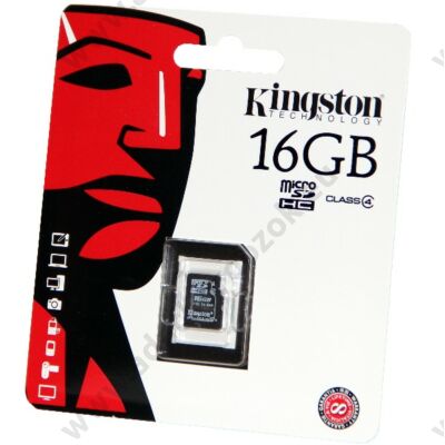 KINGSTON MICRO SDHC 16GB CLASS 4