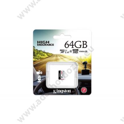 KINGSTON HIGH ENDURANCE MICRO SDXC 64GB CLASS 10 UHS-I U1 A1 95/30 MB/s