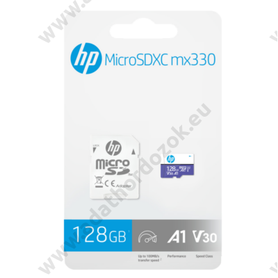 HP MX330 MICRO SDXC 128GB + ADAPTER CLASS 10 UHS-I U3 A1 V30 100/60 MB/s