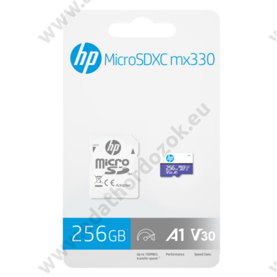 HP MX330 MICRO SDXC 256GB + ADAPTER CLASS 10 UHS-I U3 A1 V30 100/60 MB/s