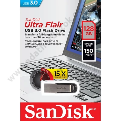 SANDISK USB 3.0 ULTRA FLAIR PENDRIVE 128GB