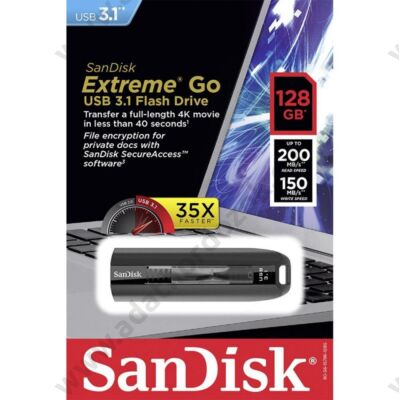 SANDISK USB 3.1 EXTREME GO PENDRIVE 128GB