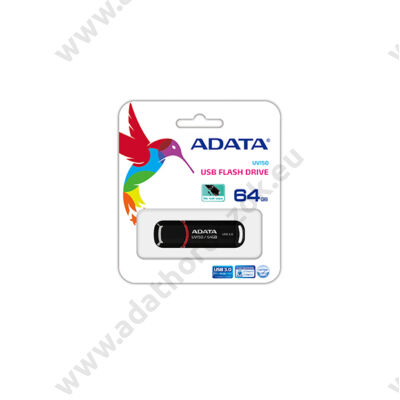 ADATA USB 3.0 DASHDRIVE CLASSIC UV150 64GB FEKETE