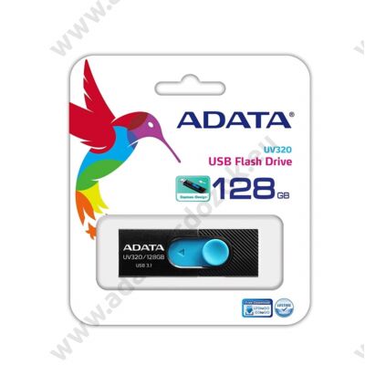 ADATA UV320 USB 3.1 PENDRIVE 128GB FEKETE/KÉK