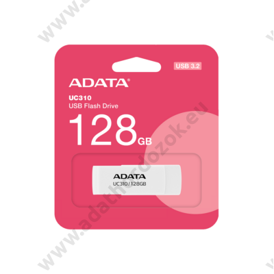 ADATA UC310 USB 3.2 GEN 1 PENDRIVE 128GB FEHÉR