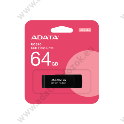 ADATA UC310 USB 3.2 GEN 1 PENDRIVE 64GB FEKETE