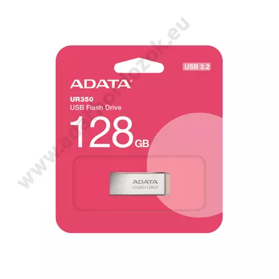 ADATA UR350 USB 3.2 GEN 1 FÉMHÁZAS PENDRIVE 128GB BARNA