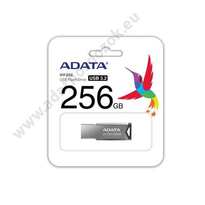 ADATA UV350 USB 3.1 PENDRIVE 256GB EZÜST