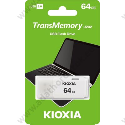 KIOXIA TRANSMEMORY U202 USB 2.0 PENDRIVE 64GB FEHÉR