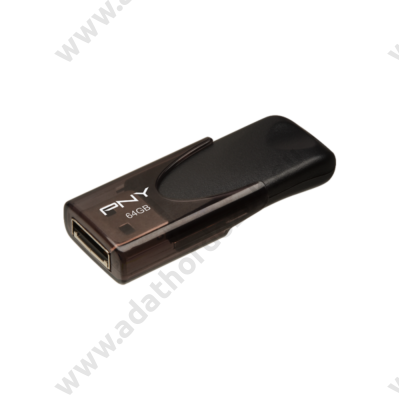 PNY ATTACHE 4 USB 2.0 PENDRIVE 64GB FEKETE