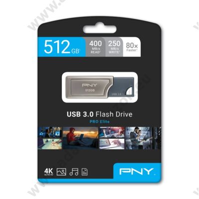 PNY PRO ELITE USB 3.0 PENDRIVE 512GB (400/250 MB/s)