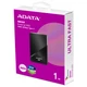 ADATA SE920 USB4 GEN 3x2 40Gbps TYPE-C KÜLSŐ SSD MEGHAJTÓ 1TB FEKETE