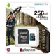 KINGSTON CANVAS GO PLUS MICRO SDXC 256GB + ADAPTER CLASS 10 UHS-I U3 A2 V30 170/90 MB/s