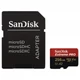 SANDISK EXTREME PRO MICRO SDXC 256GB + ADAPTER CLASS 10 UHS-I U3 A2 V30 170/90 MB/s