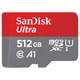 SANDISK ULTRA MICRO SDXC 512GB + ADAPTER CLASS 10 UHS-I U1 A1 150 MB/s